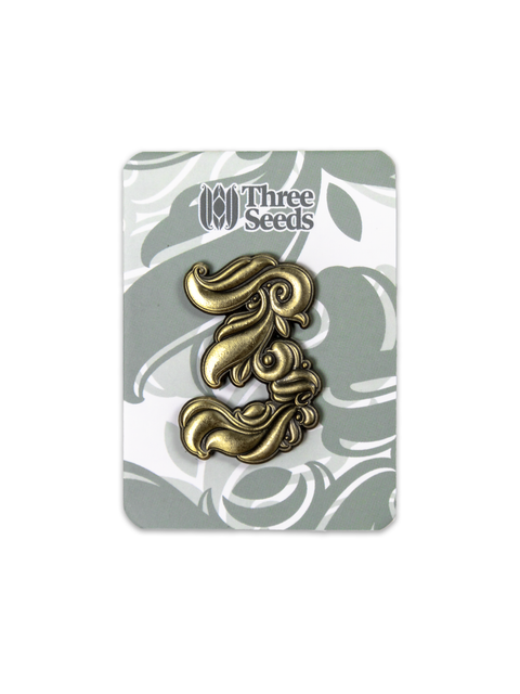 The Number 3 - 3D pin