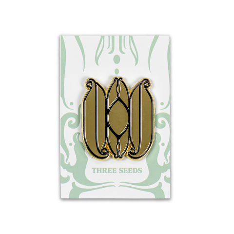 THREE SEEDS LOGO PIN